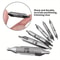 Precision Center Drill Bits Set Degree Lathe Center Drill Set for Accurate Metal Drilling and Machining