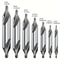 Precision Center Drill Bits Set Degree Lathe Center Drill Set for Accurate Metal Drilling and Machining