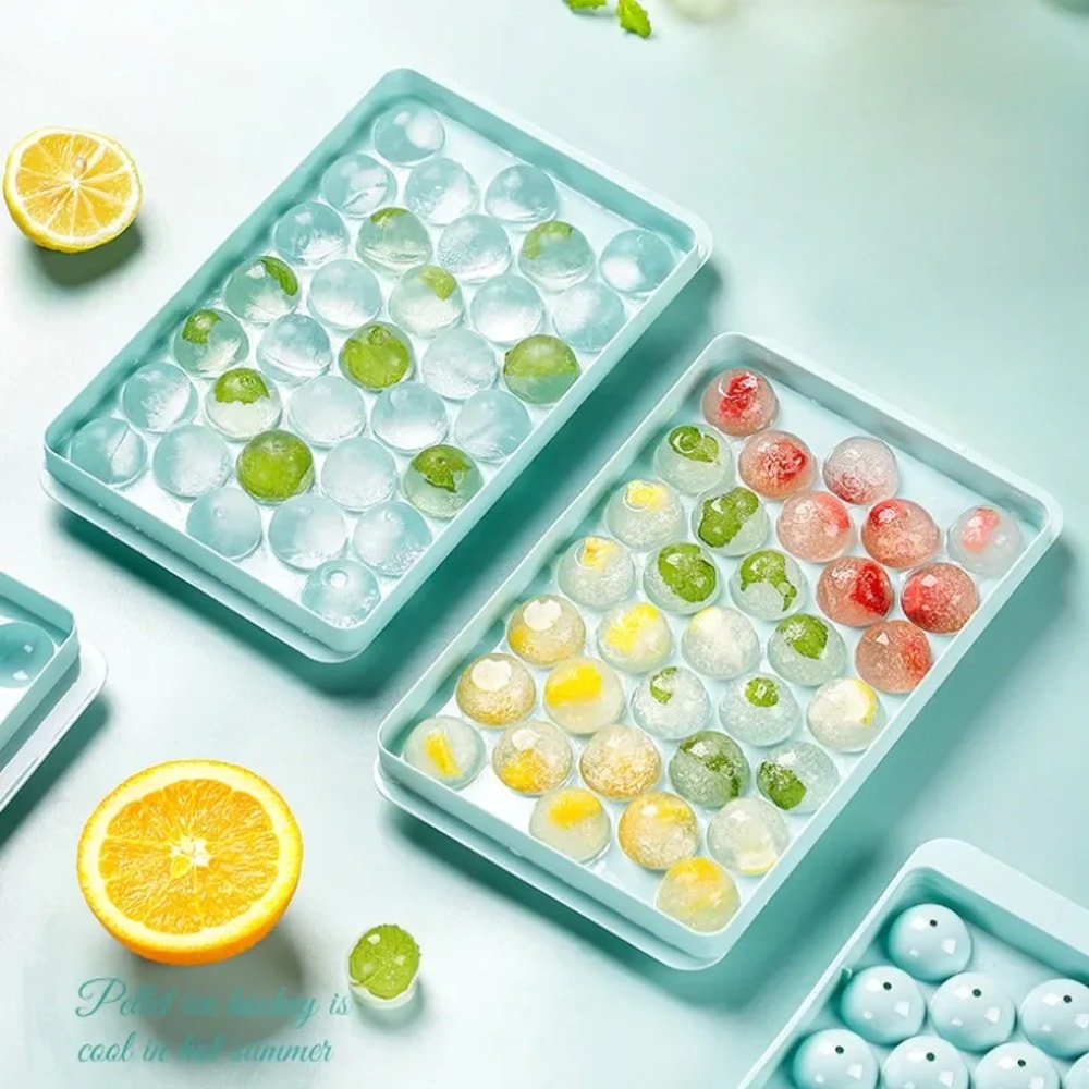 Premium Spherical Ice Cube Mold Whiskey Beverage Cubes