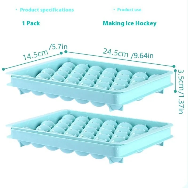 Premium Spherical Ice Cube Mold Whiskey Beverage Cubes