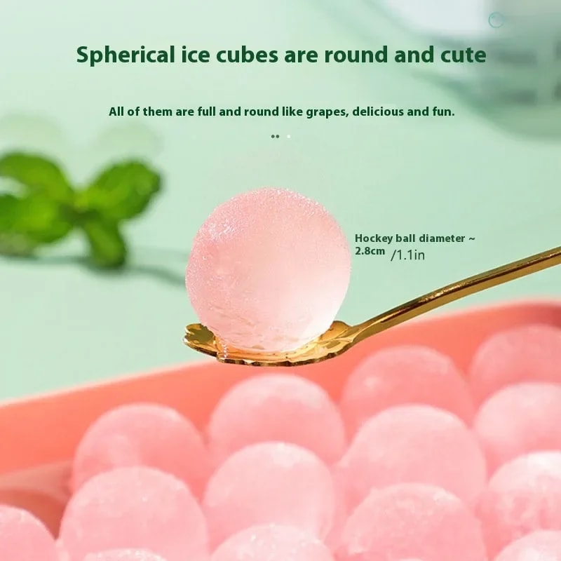 Premium Spherical Ice Cube Mold Whiskey Beverage Cubes