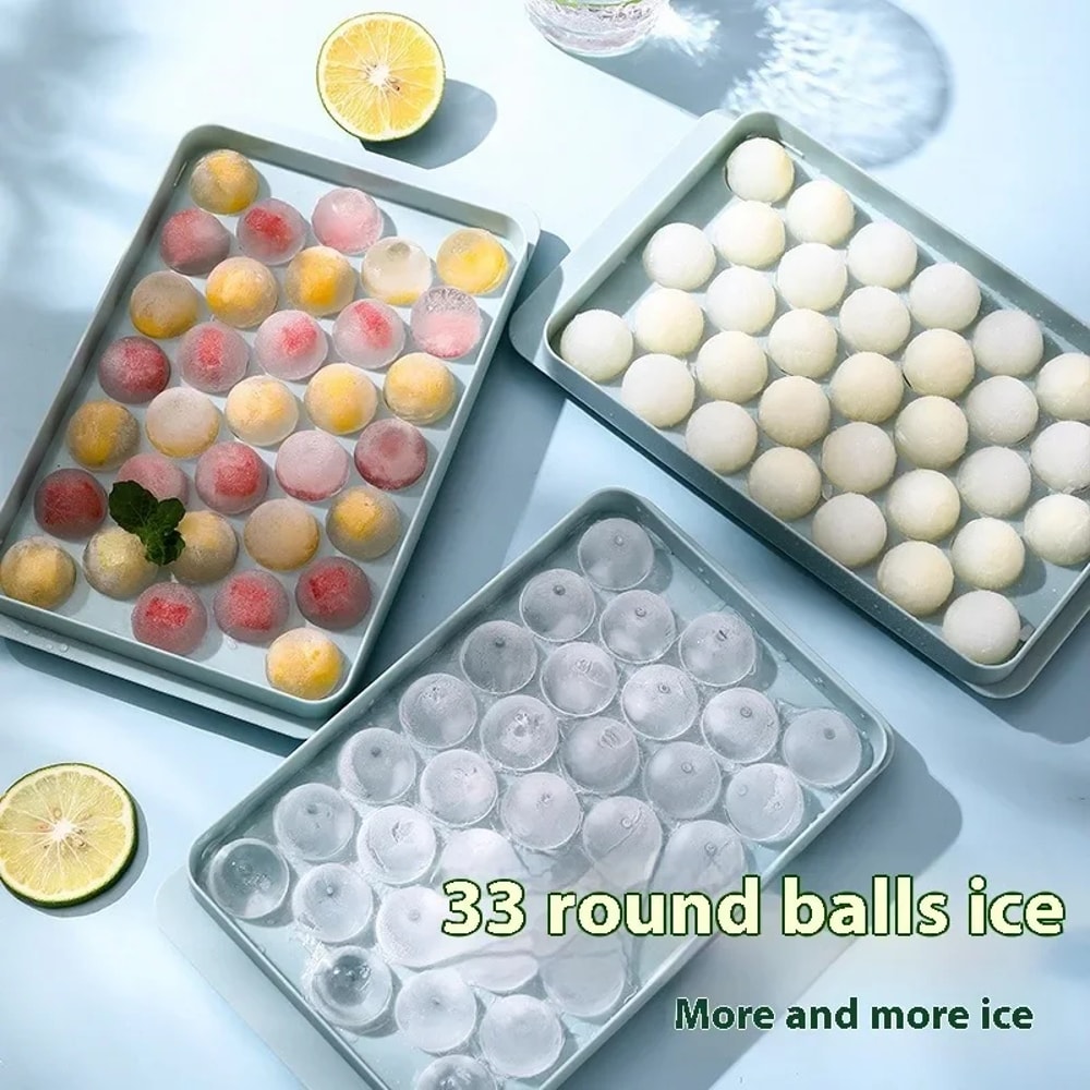 Premium Spherical Ice Cube Mold Whiskey Beverage Cubes