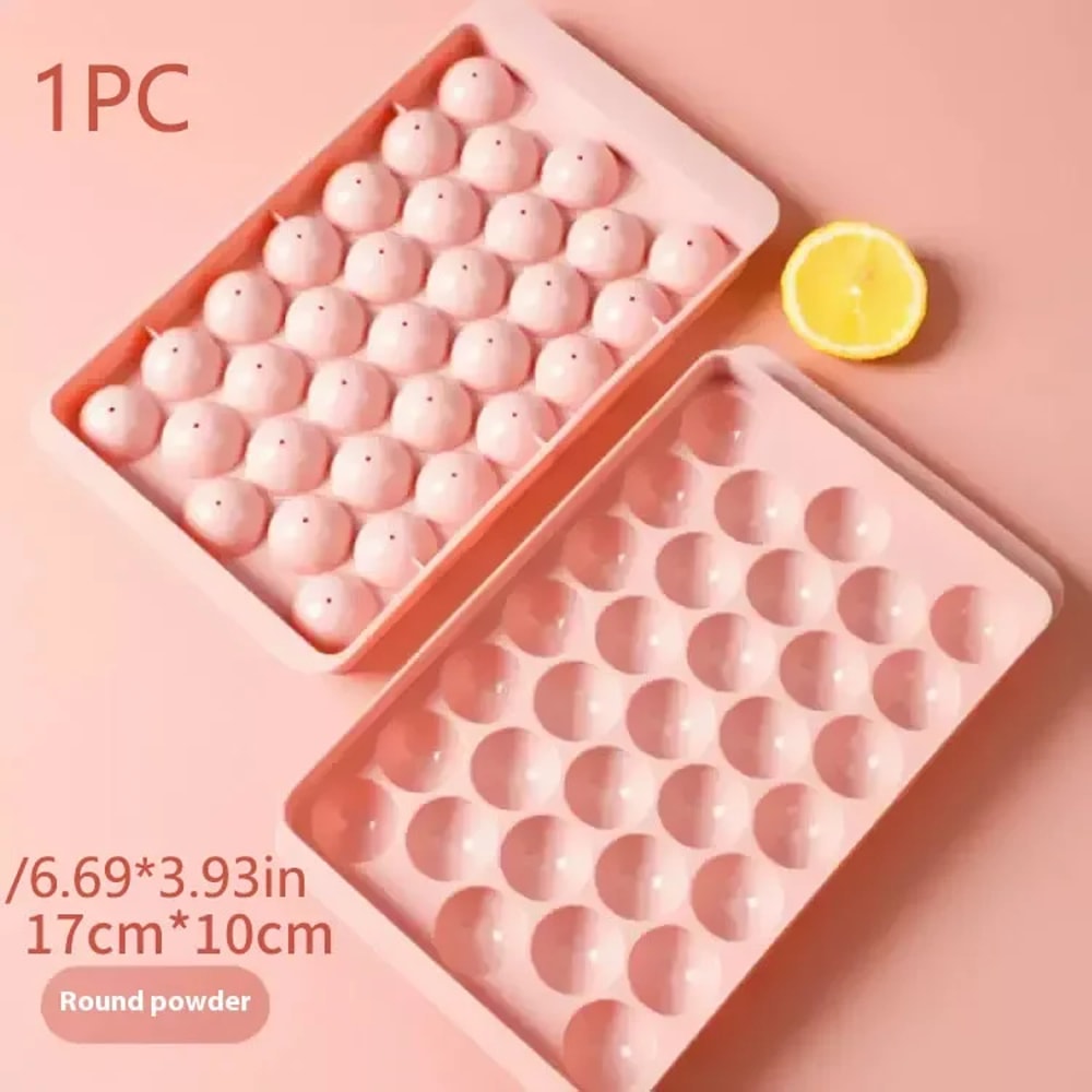 Premium Spherical Ice Cube Mold Whiskey Beverage Cubes