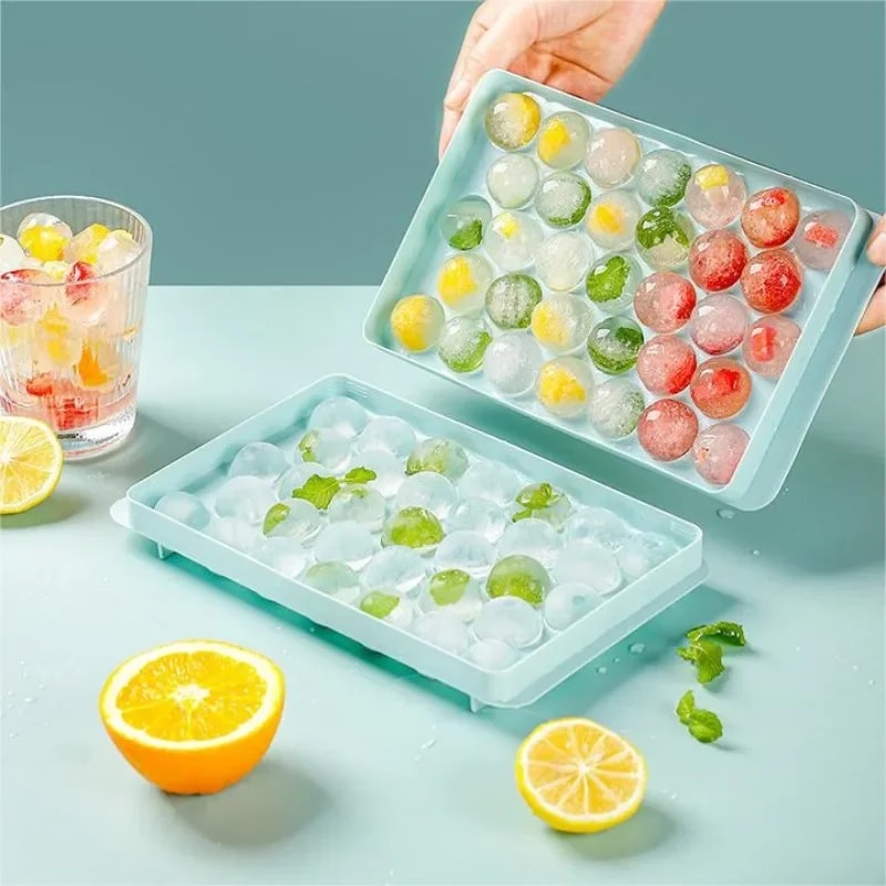 Premium Spherical Ice Cube Mold Whiskey Beverage Cubes