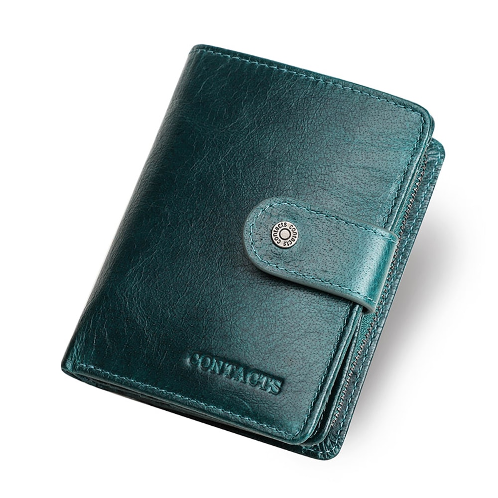 Premium Genuine Leather RFID Wallet For Men With Coin Pocket Card Holder 8