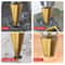 Titanium Step Drill Bit Set For Woodworking Metal Hole Cutting 4