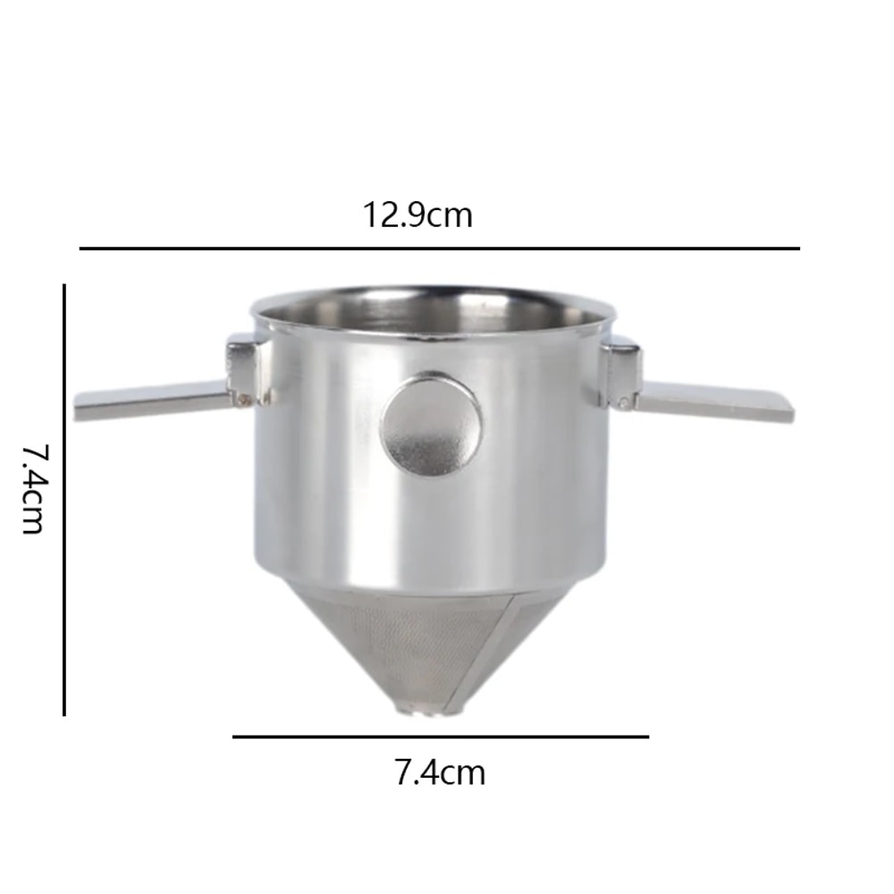 Portable Stainless Steel Coffee Filter Hanging Dripper, Reusable Coffee Filter Pour Over Brewer