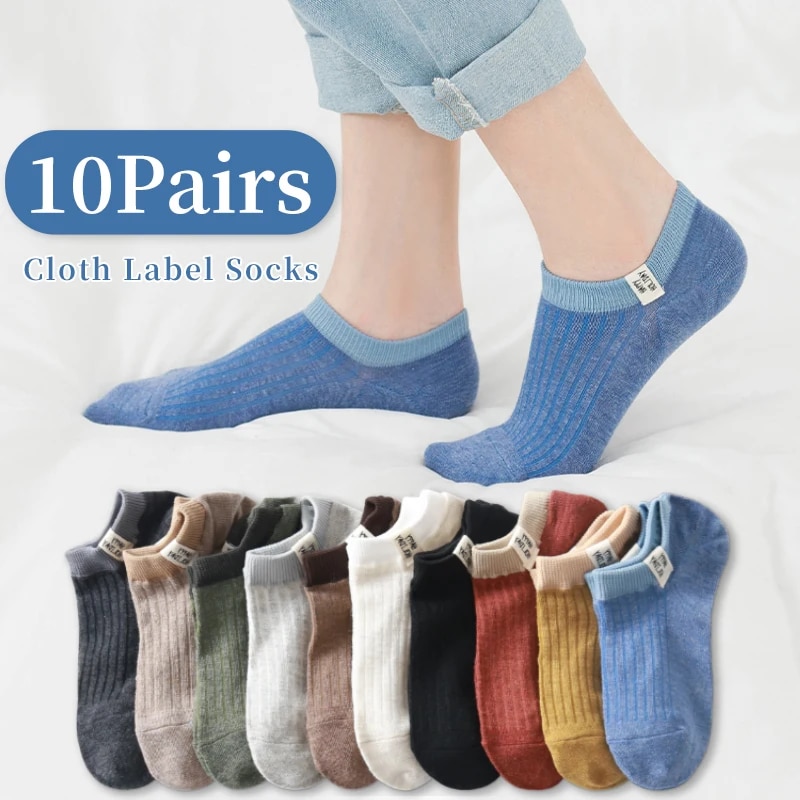 Cute Slogan Women Ankle Socks Soft Breathable Letter Print College Style Casual Socks 1