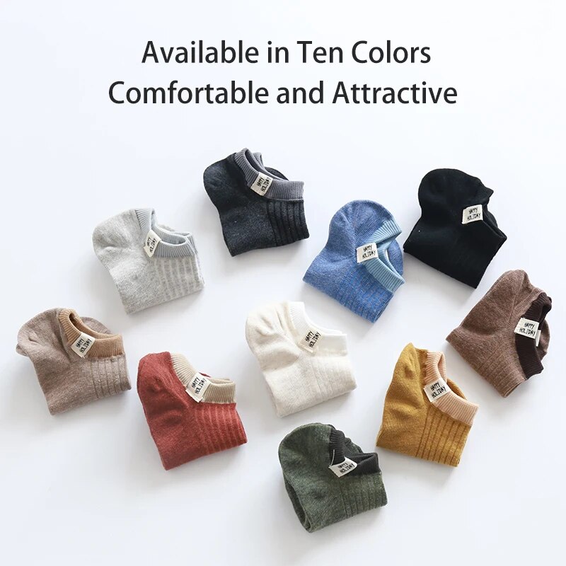 Cute Slogan Women Ankle Socks Soft Breathable Letter Print College Style Casual Socks 2