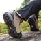 Leather Mens Hiking Shoes Winter Trekking Climbing Sneakers Durable Outdoor Work Boots 1