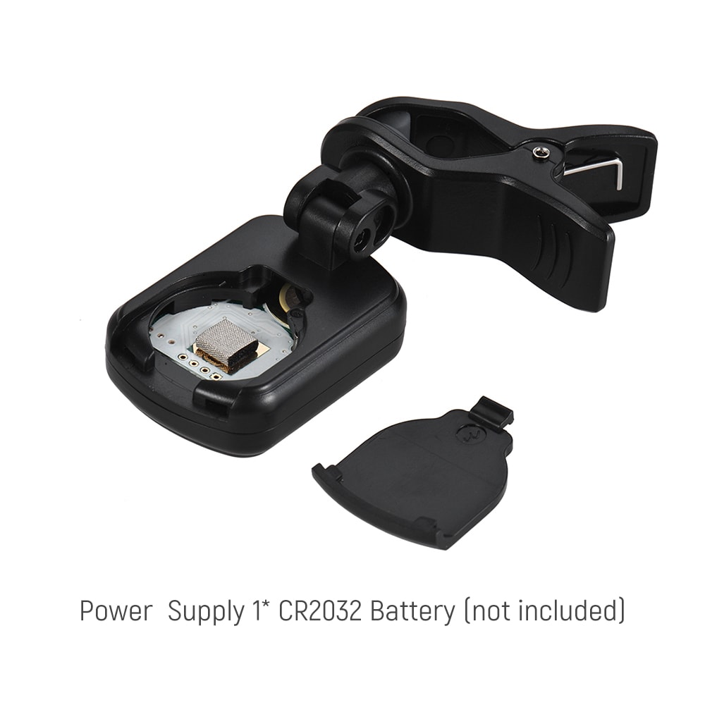 Rotatable Clip On Guitar Tuner With LCD Display For Acoustic Guitar Bass And Ukulele 2