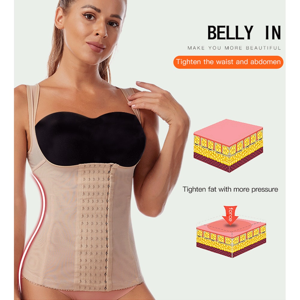 Postpartum Waist Trainer Corset For Women Slimming Body Shaper Tummy Control 1