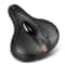 Reflective Shock Absorbing Hollow Bike Saddle Breathable Rainproof And Wide Cycling Seat For Road M 2