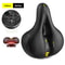 Reflective Shock Absorbing Hollow Bike Saddle Breathable Rainproof And Wide Cycling Seat For Road M 6