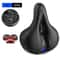 Reflective Shock Absorbing Hollow Bike Saddle Breathable Rainproof And Wide Cycling Seat For Road M 8