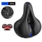 Reflective Shock Absorbing Hollow Bike Saddle Breathable Rainproof And Wide Cycling Seat For Road M 8