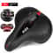 Reflective Shock Absorbing Hollow Bike Saddle Breathable Rainproof And Wide Cycling Seat For Road M 11