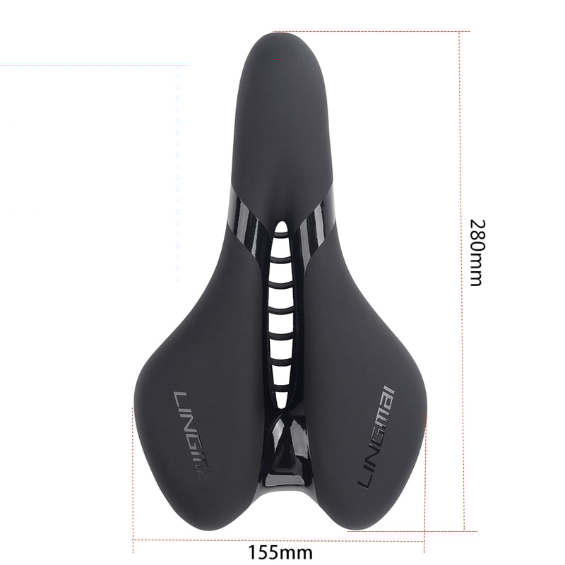 Waterproof Shock Absorbing Bike Saddle For Men And Women Soft MTB Cushion Seat 5