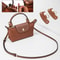 DIY Bag Straps Set for Longchamp Leather Shoulder Crossbody Conversion