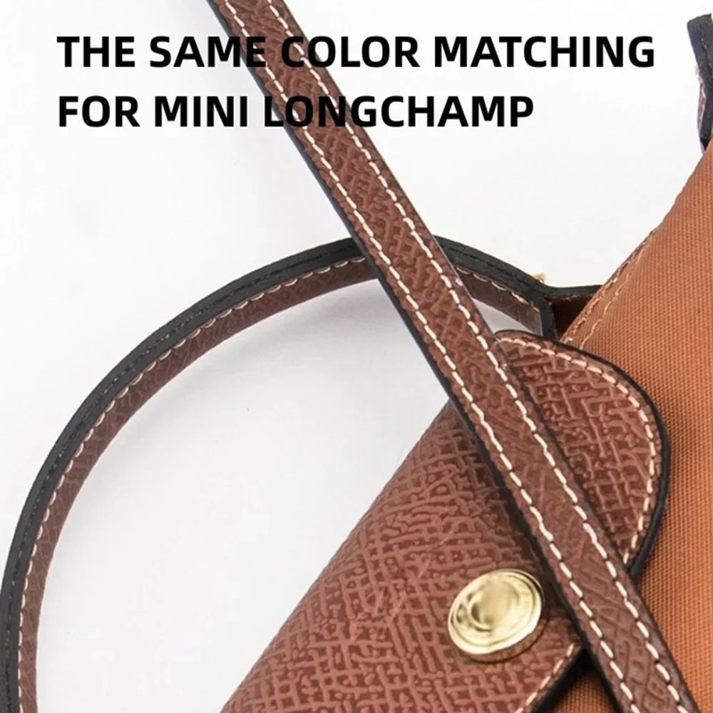 DIY Bag Straps Set for Longchamp Leather Shoulder Crossbody Conversion