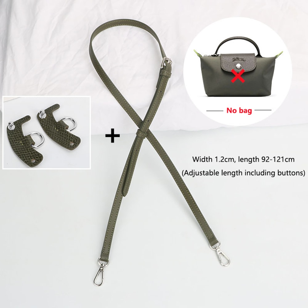 DIY Bag Straps Set for Longchamp Leather Shoulder Crossbody Conversion