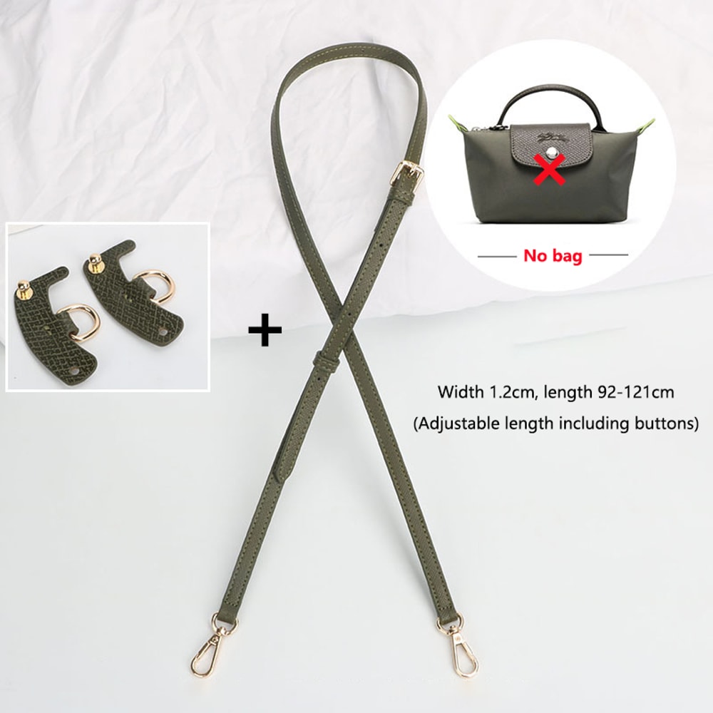 DIY Bag Straps Set for Longchamp Leather Shoulder Crossbody Conversion
