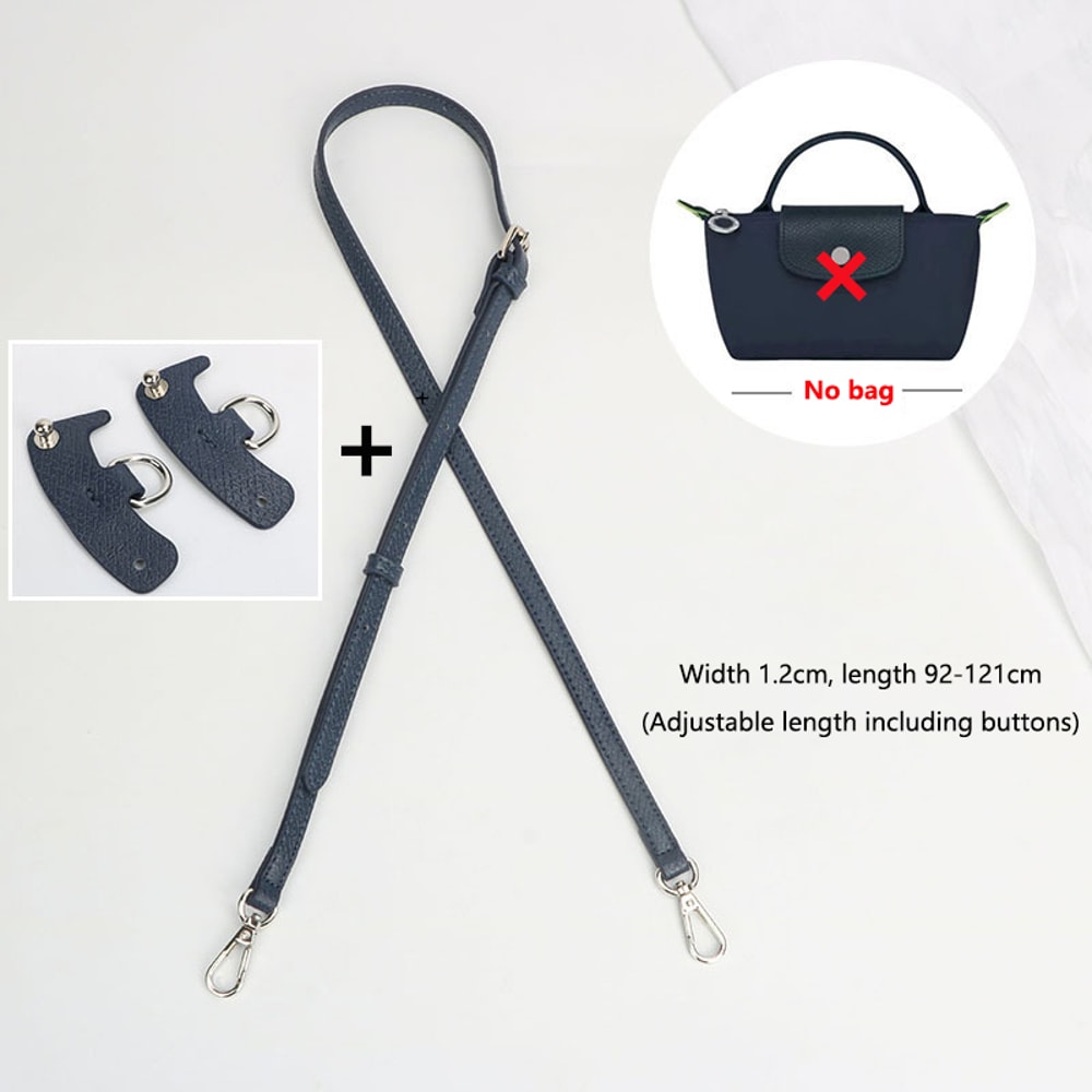DIY Bag Straps Set for Longchamp Leather Shoulder Crossbody Conversion