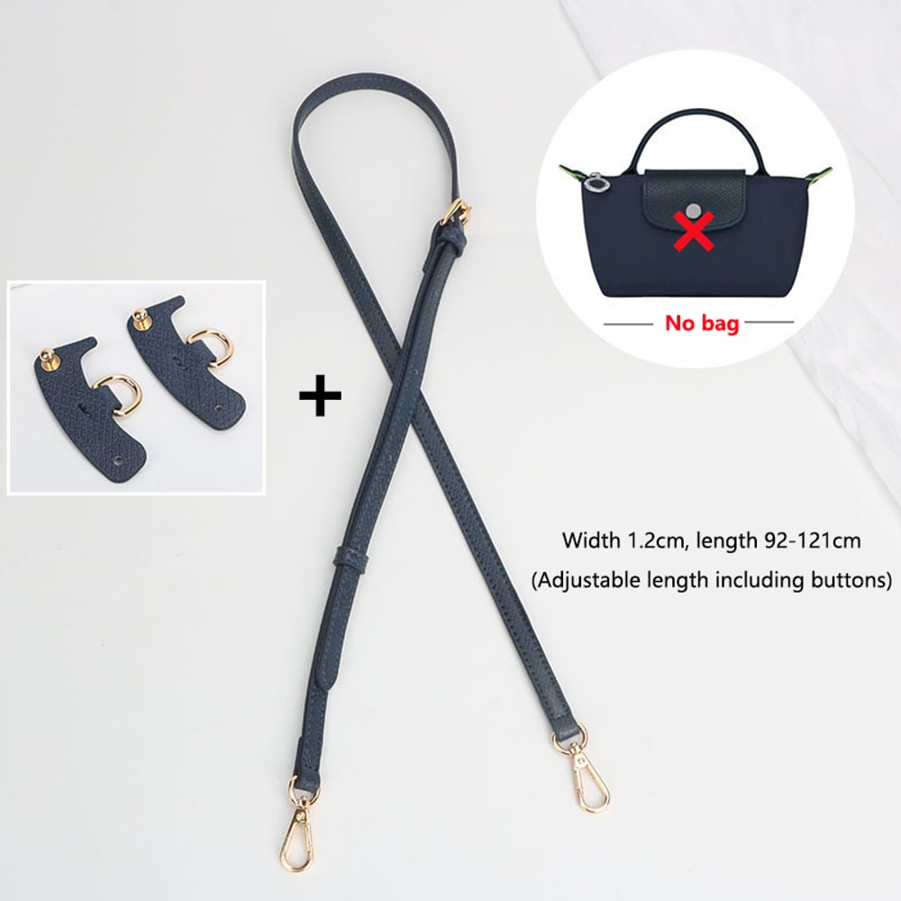 DIY Bag Straps Set for Longchamp Leather Shoulder Crossbody Conversion