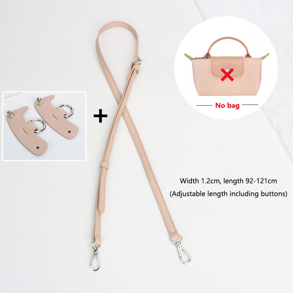 DIY Bag Straps Set for Longchamp Leather Shoulder Crossbody Conversion