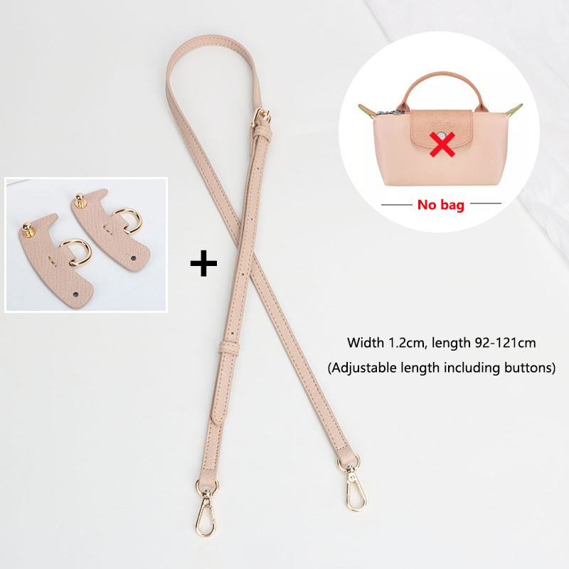 DIY Bag Straps Set for Longchamp Leather Shoulder Crossbody Conversion