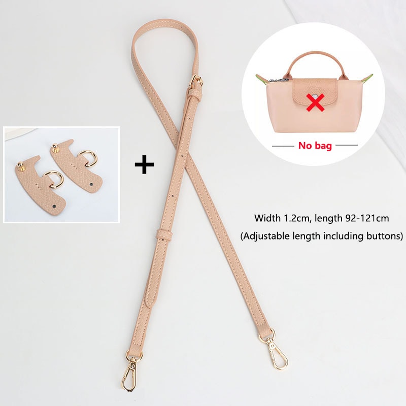 DIY Bag Straps Set for Longchamp Leather Shoulder Crossbody Conversion