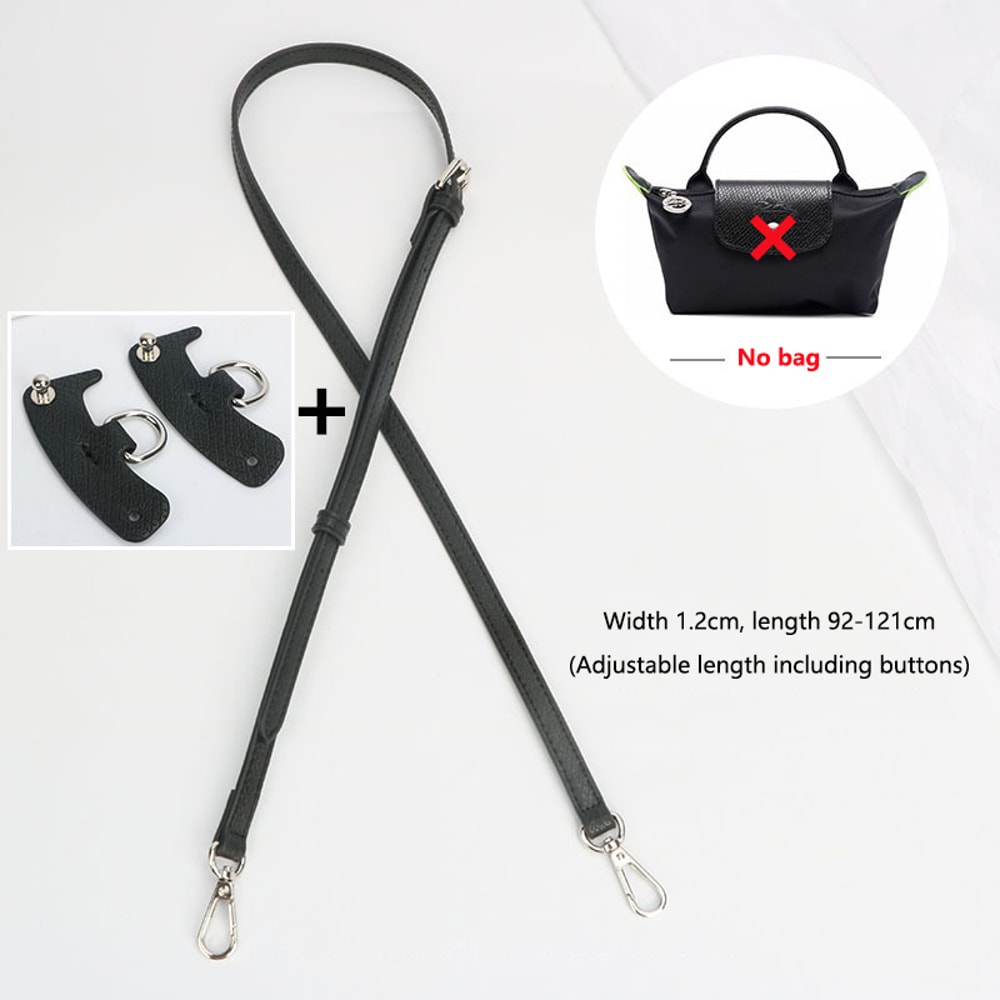 DIY Bag Straps Set for Longchamp Leather Shoulder Crossbody Conversion