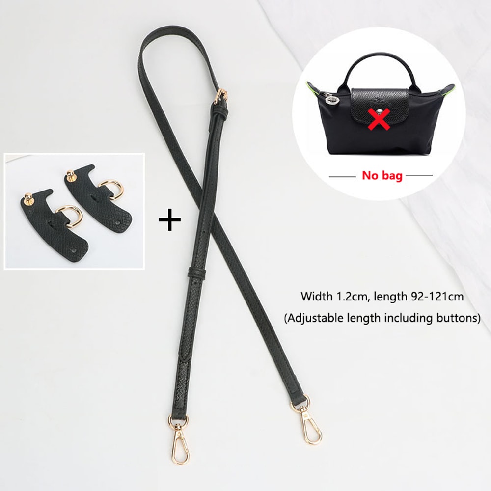 DIY Bag Straps Set for Longchamp Leather Shoulder Crossbody Conversion