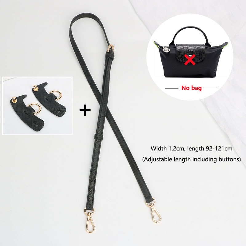 DIY Bag Straps Set for Longchamp Leather Shoulder Crossbody Conversion