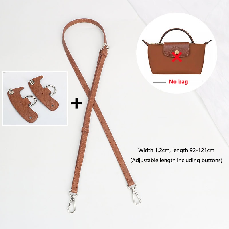 DIY Bag Straps Set for Longchamp Leather Shoulder Crossbody Conversion