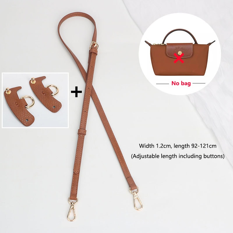 DIY Bag Straps Set for Longchamp Leather Shoulder Crossbody Conversion