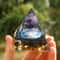 Energy Pyramid Orgonite Healing Crystal Amethyst Ball Natural Chakra Tool Home Decor Gift 0