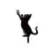 Cat Garden Stake Decoration Metal Outdoor Balcony Art for Garden or Patio