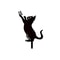 Cat Garden Stake Decoration Metal Outdoor Balcony Art for Garden or Patio