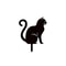 Cat Garden Stake Decoration Metal Outdoor Balcony Art for Garden or Patio