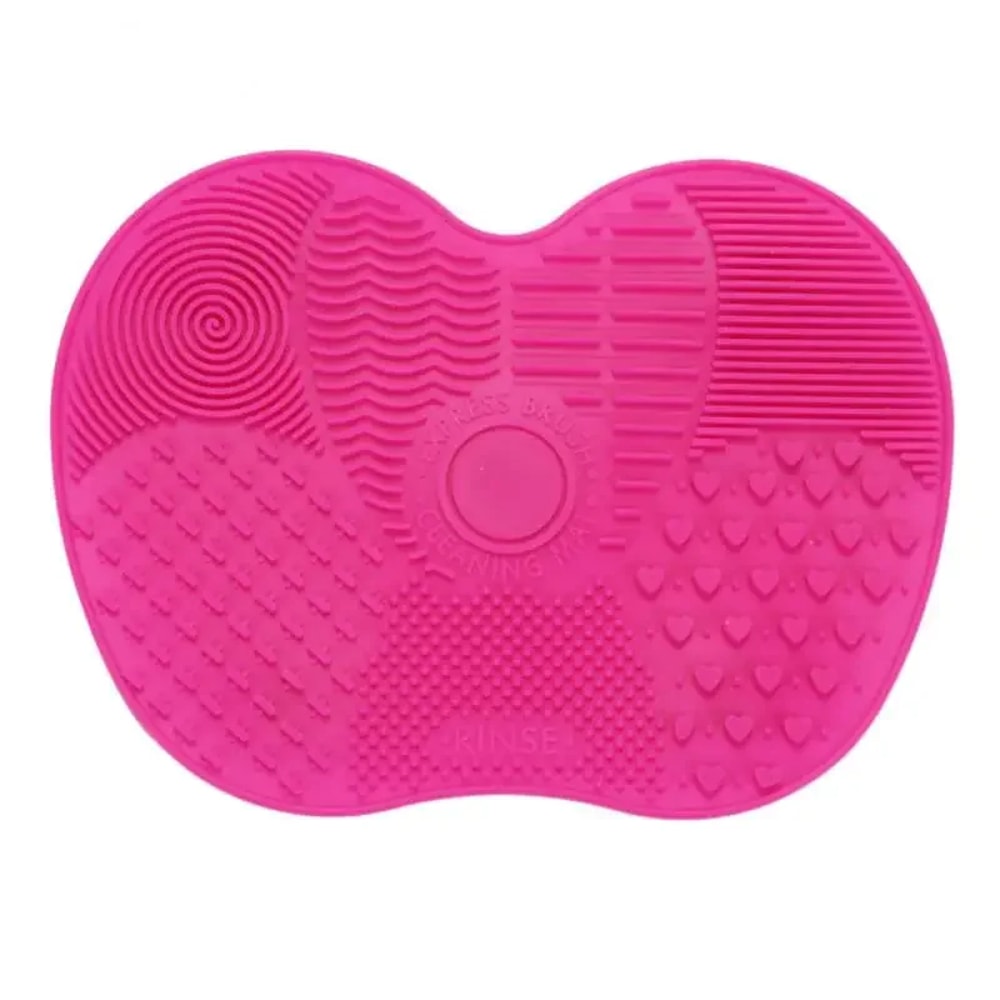 Silicone Makeup Brush Cleaner Folding Scrubber Box Soft Mat for Eyeshadow Powder Puff Cleaning