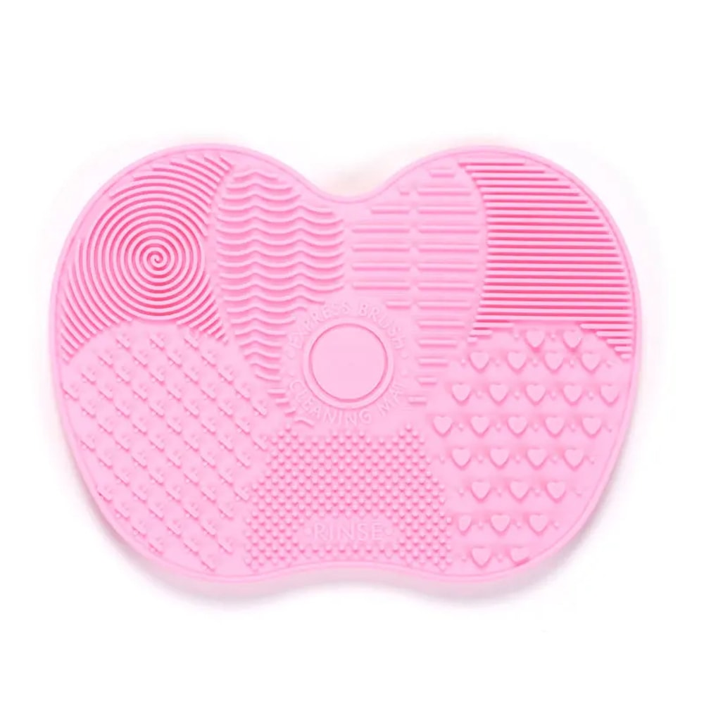 Silicone Makeup Brush Cleaner Folding Scrubber Box Soft Mat for Eyeshadow Powder Puff Cleaning
