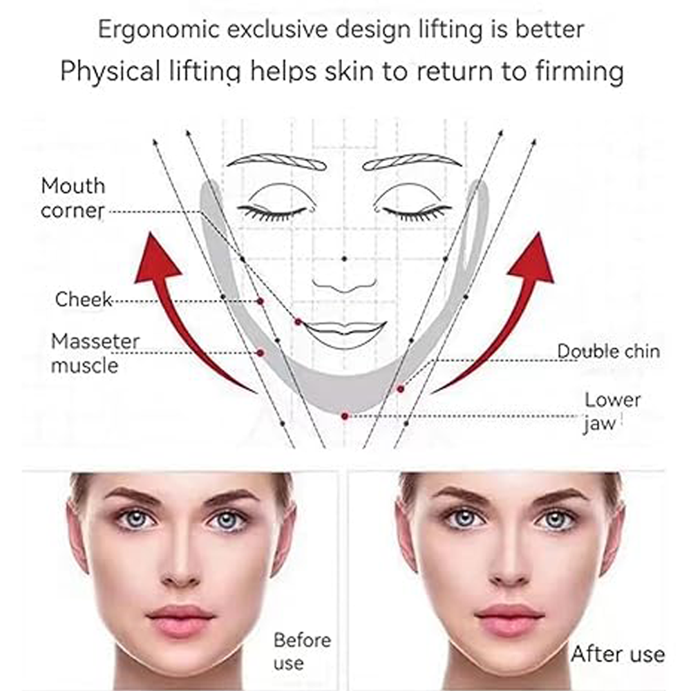 Invisible V Lift Face Tape Breathable Chin Lifting Patch for Slimming Tightening