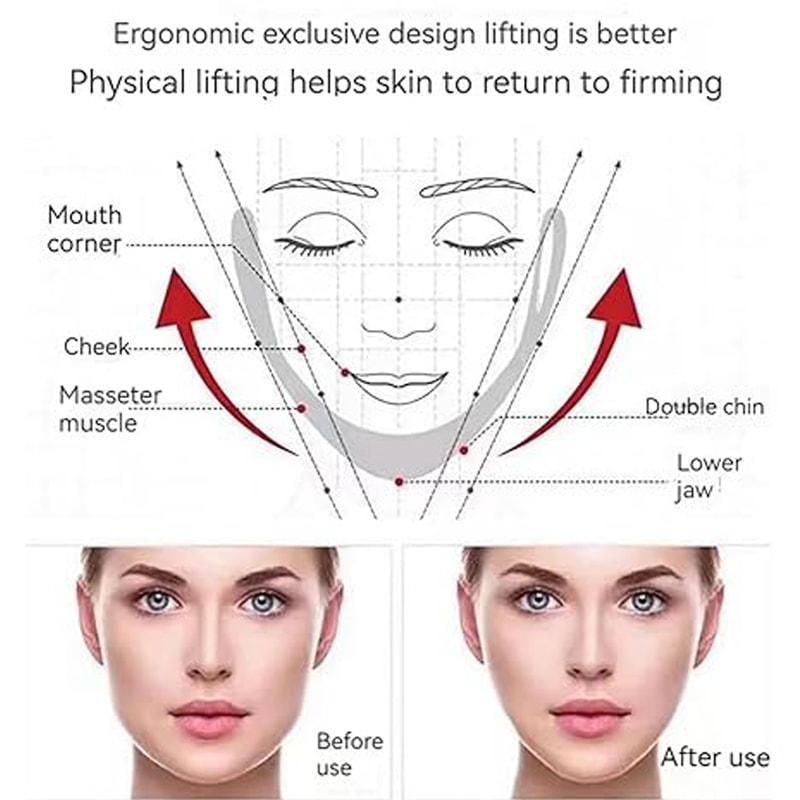 Invisible V Lift Face Tape Breathable Chin Lifting Patch for Slimming Tightening