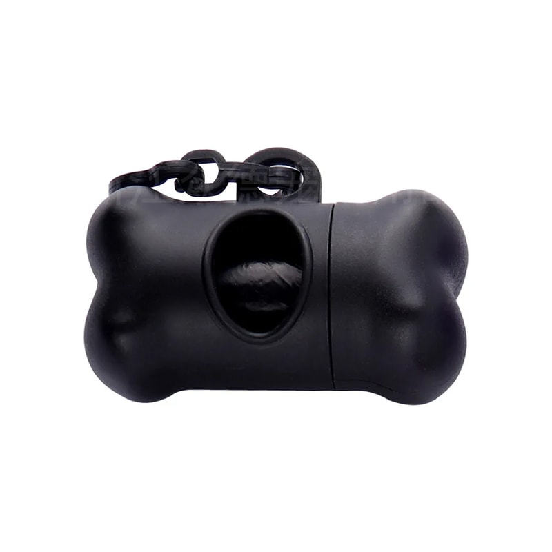 Bone-Shaped Dog Waste Bag Dispenser with Holder Portable Poop Bag Carrier for Pet Owners