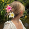 Bohemian Flower Hair Clips For Women Large Beach Hair Claw Barrettes 0