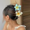 Bohemian Flower Hair Clips For Women Large Beach Hair Claw Barrettes 4