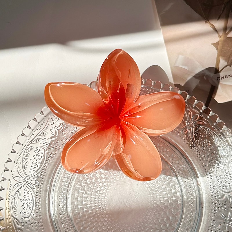 Bohemian Flower Hair Clips For Women Large Beach Hair Claw Barrettes 8