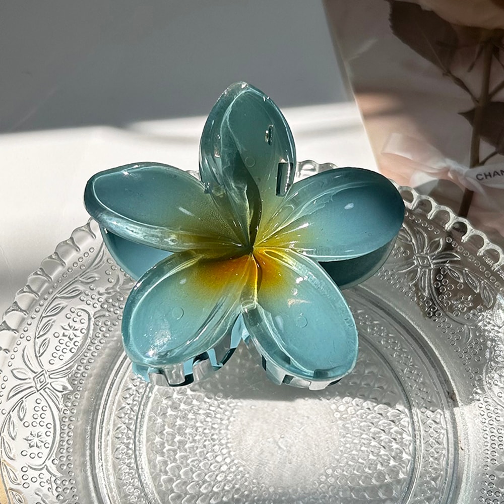 Bohemian Flower Hair Clips For Women Large Beach Hair Claw Barrettes 14