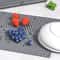 Folding Silicone Draining Mat Heat Resistant Raised Edges And Easy To Clean For Kitchen Use 1